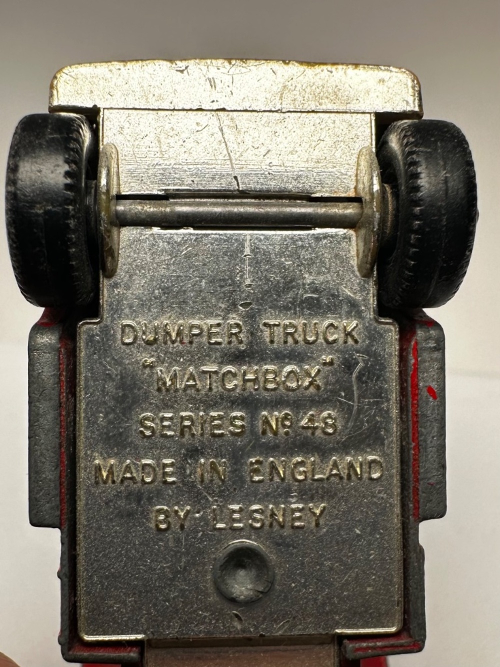 Vintage 1966 Matchbox Lesney No. 48 Dodge Dumper Truck Made in England - Picture 8 of 9